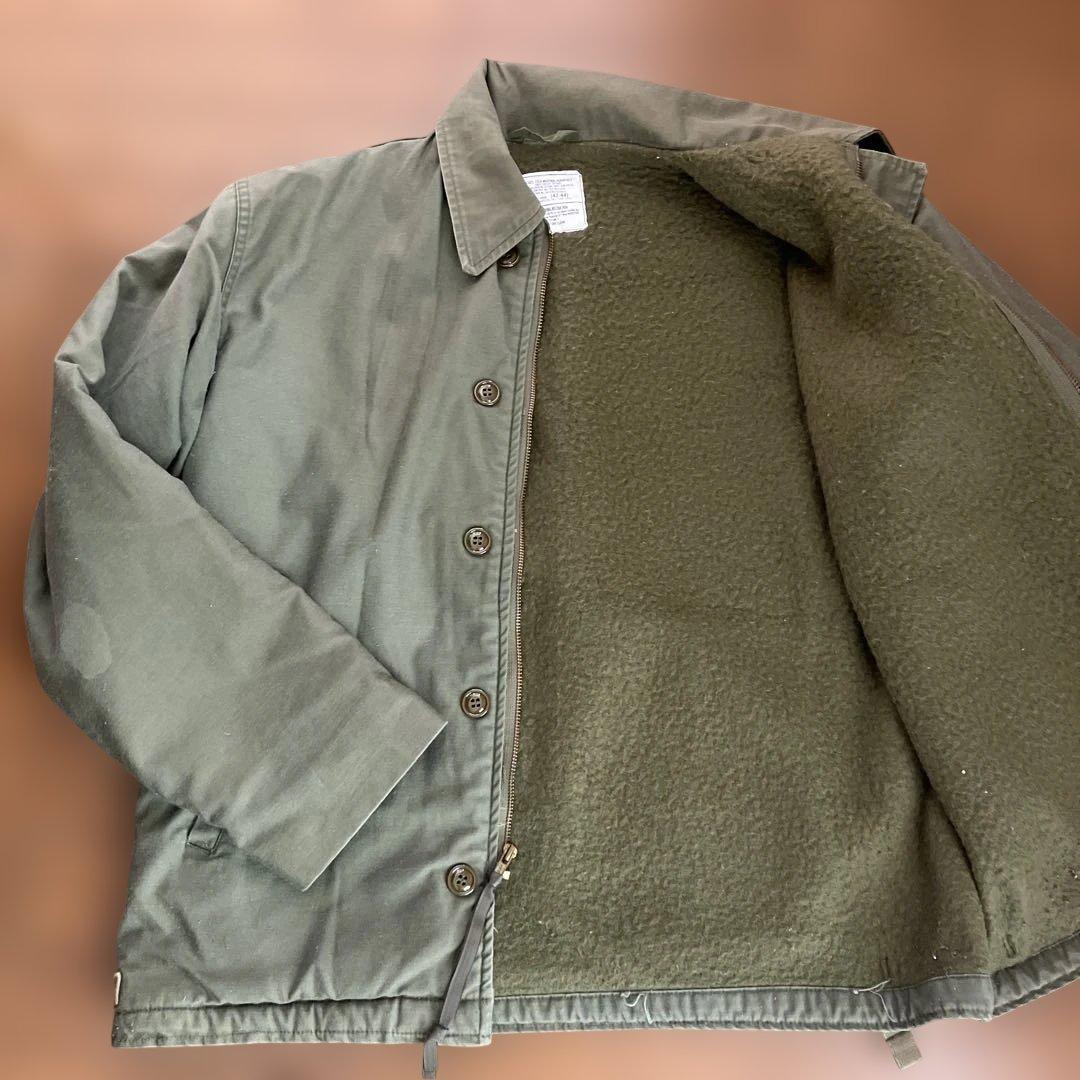 1989年　U.S. Navy A2デッキジャケット size42-44