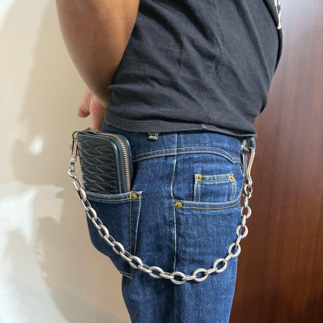 ⭐︎LUCKY JOHN ラッキージョン ウォレットチェーン シルバー