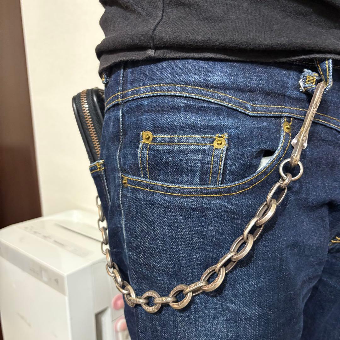 ⭐︎LUCKY JOHN ラッキージョン ウォレットチェーン シルバー