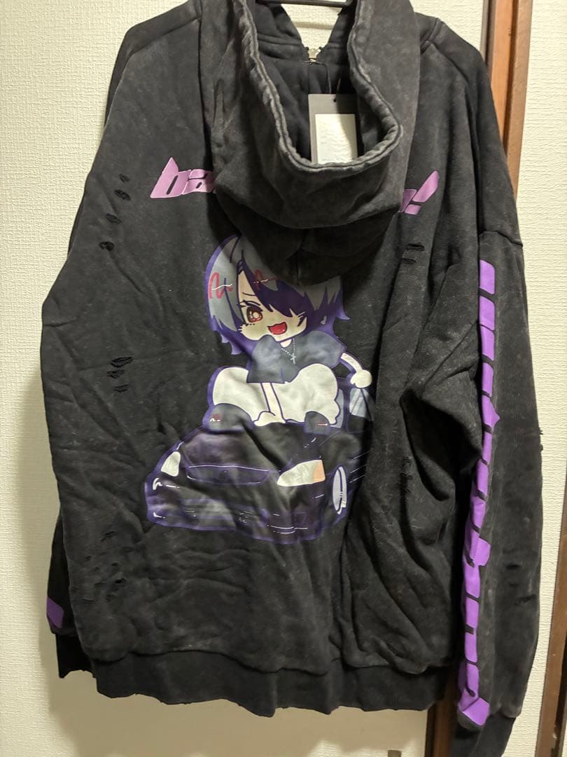 【新品】ゆせまるPSYNYXX コラボパーカー サブカル ユニセックス 黒