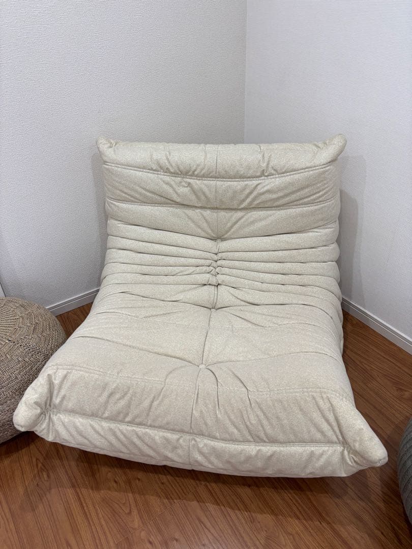 【10/8〜12迄値下げ】リーンロゼトーゴ1Pソファ50周年モデルアイボリー