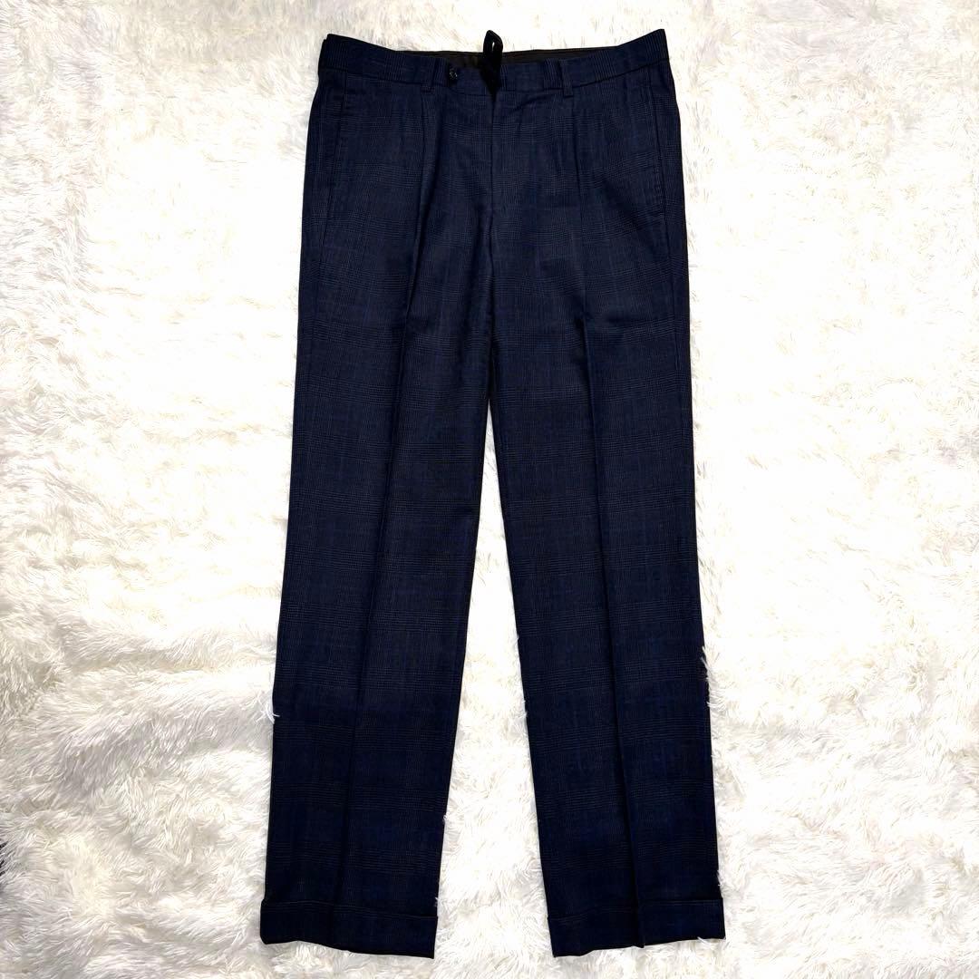 BEAMS HERT セットアップ グレンチェック ペンチェック ネイビー 44