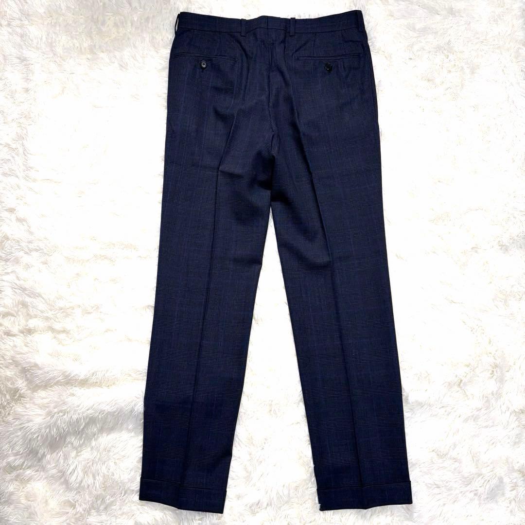 BEAMS HERT セットアップ グレンチェック ペンチェック ネイビー 44