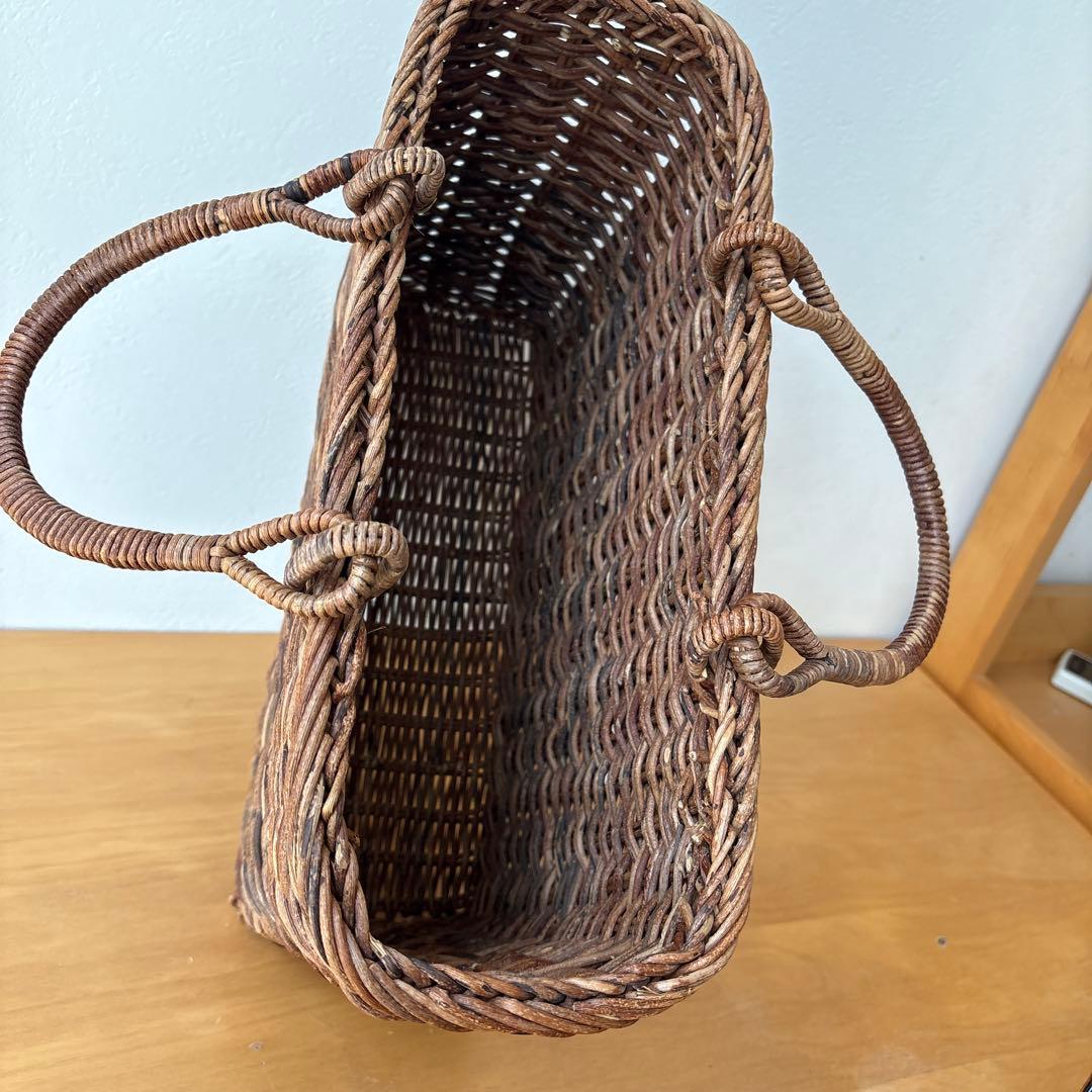 希少 あけび かごバッグ 国産 手仕事