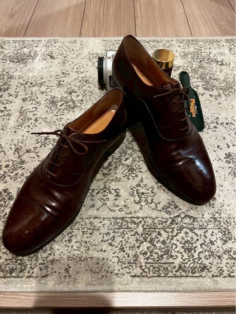 ビンテージ‼️タニノクリスチ セミブローグ オックスフォード 7.5