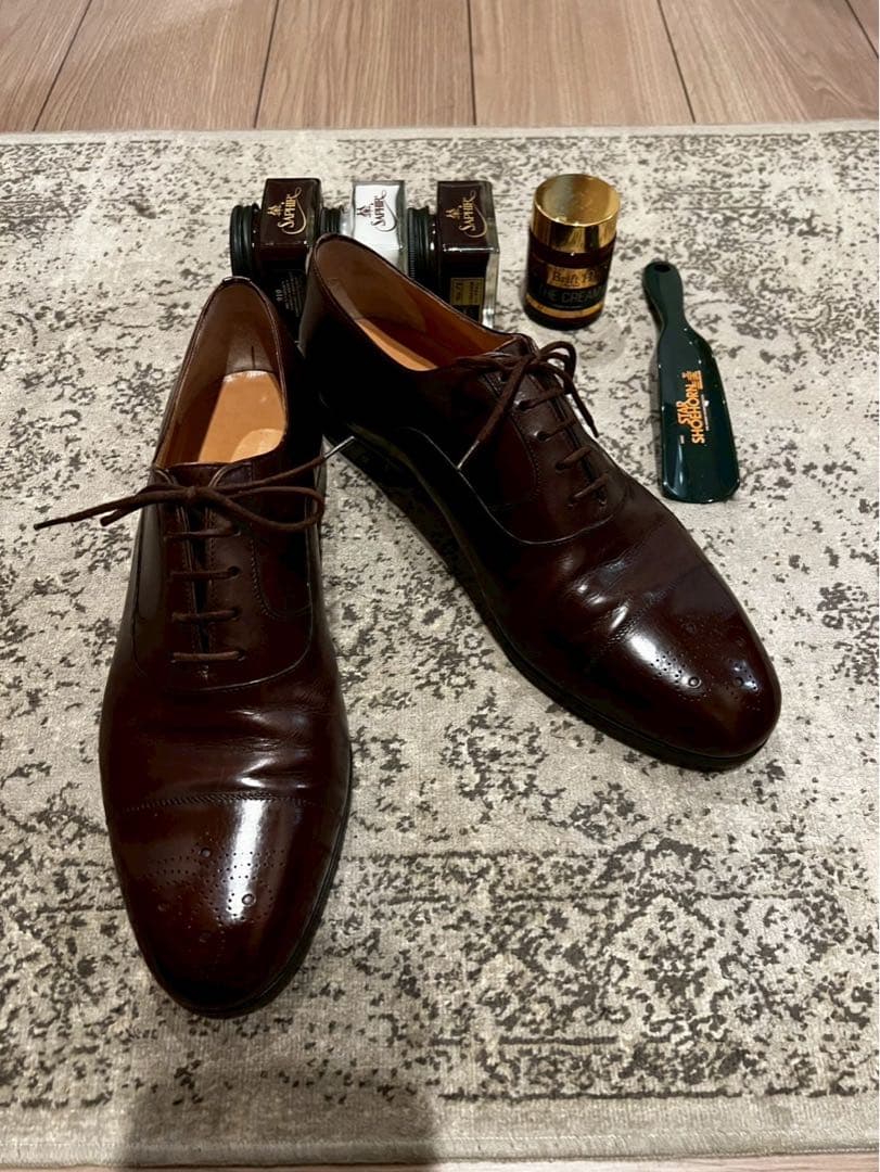 ビンテージ‼️タニノクリスチ セミブローグ オックスフォード 7.5