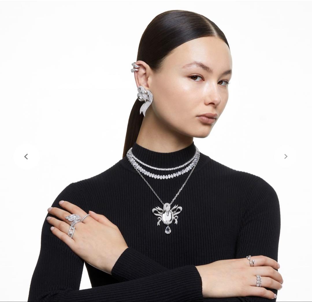 swarovski matrix tennis チェーン　ネックレス