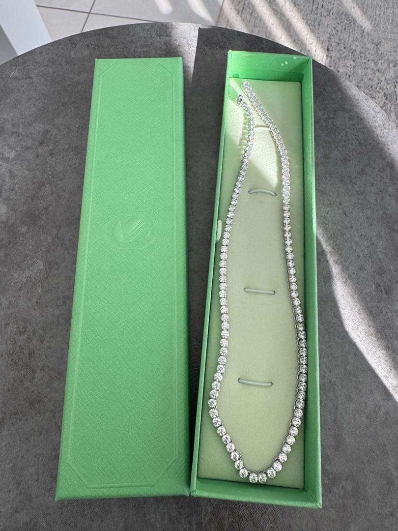 swarovski matrix tennis チェーン　ネックレス