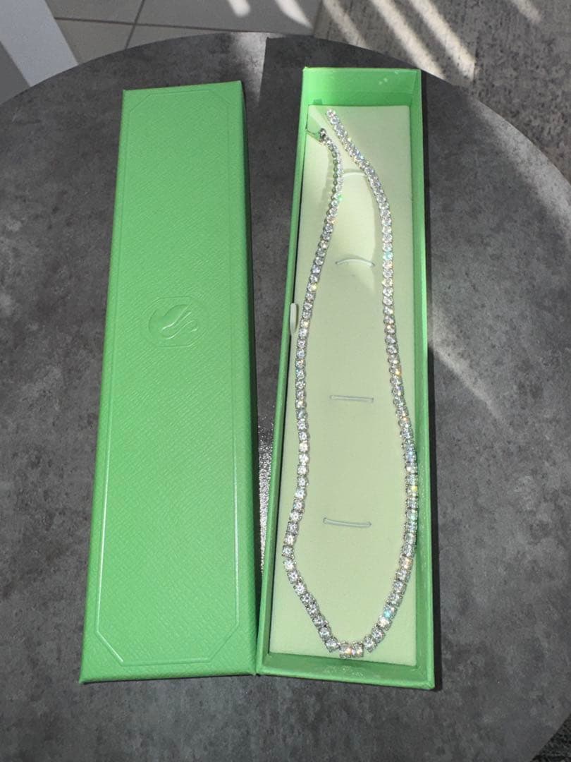 swarovski matrix tennis チェーン　ネックレス