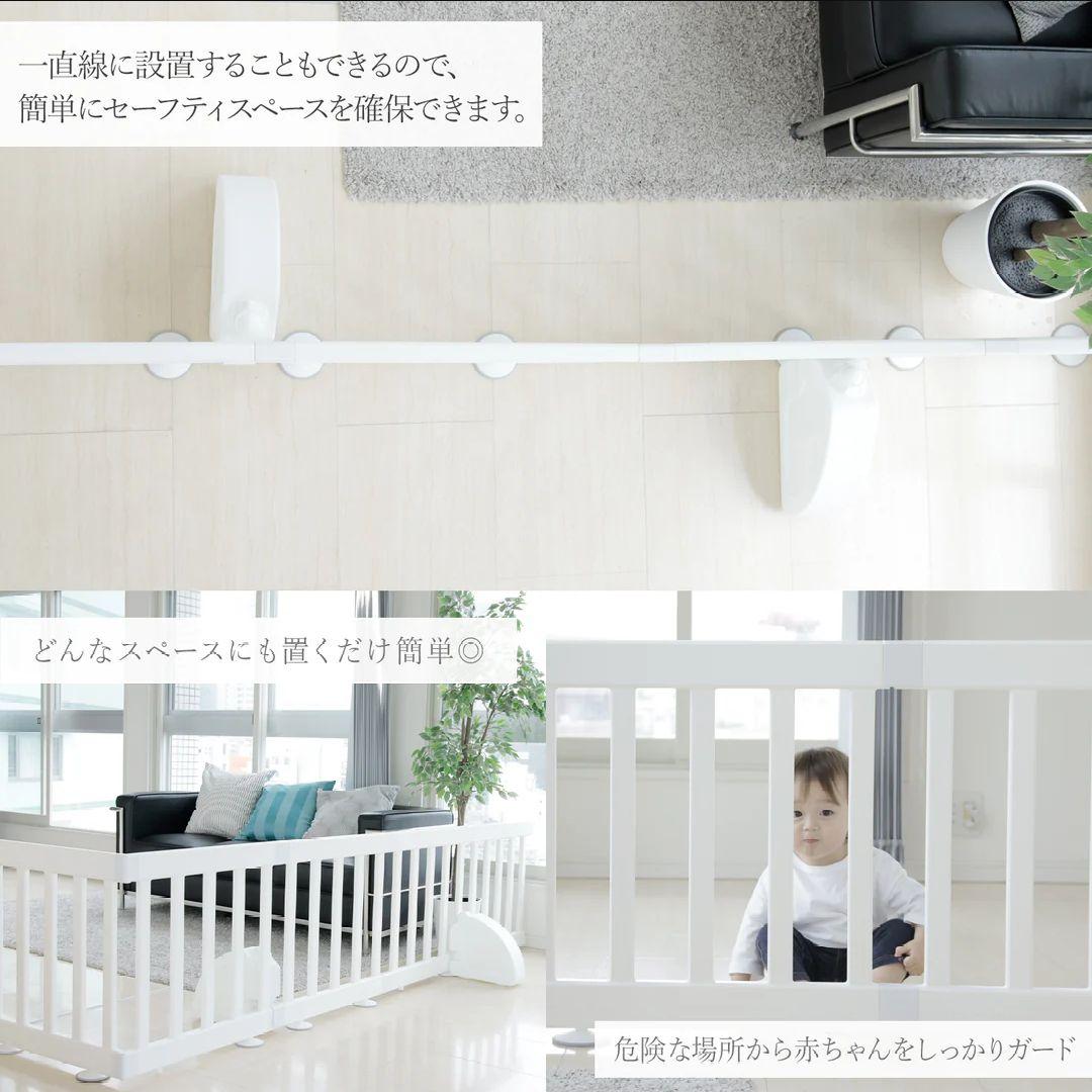 【ちゃぴ】アイファム ifam ベビーサークル　バーチシンプル 8枚セット