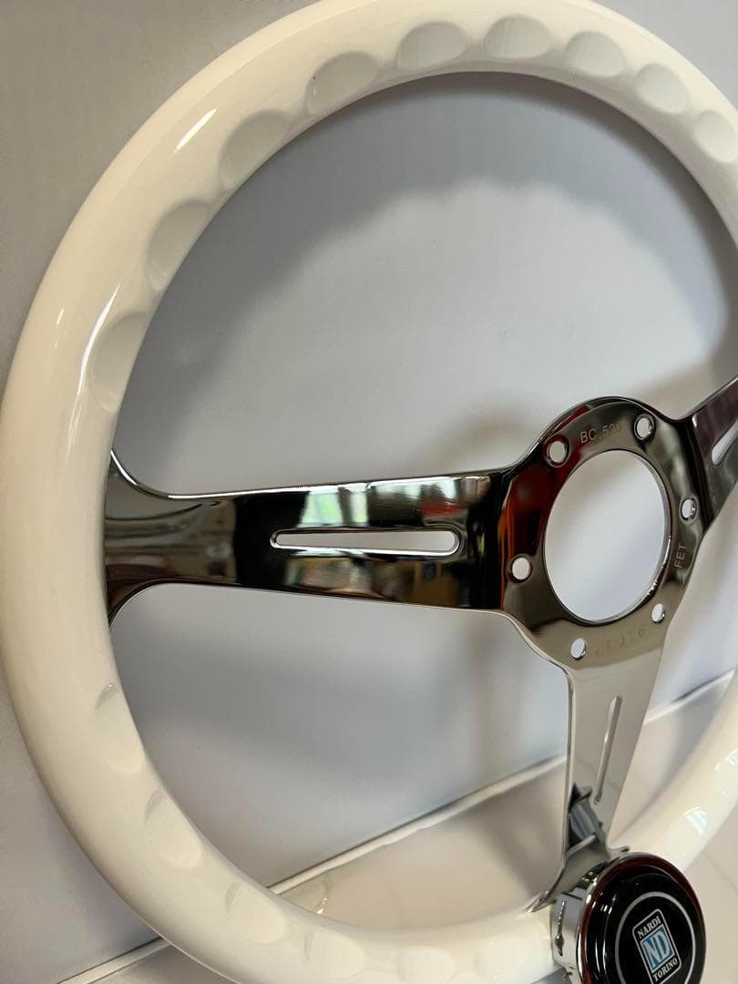 ナルディ 社外 白 人気のデザイン スポーク ステアリングホイール