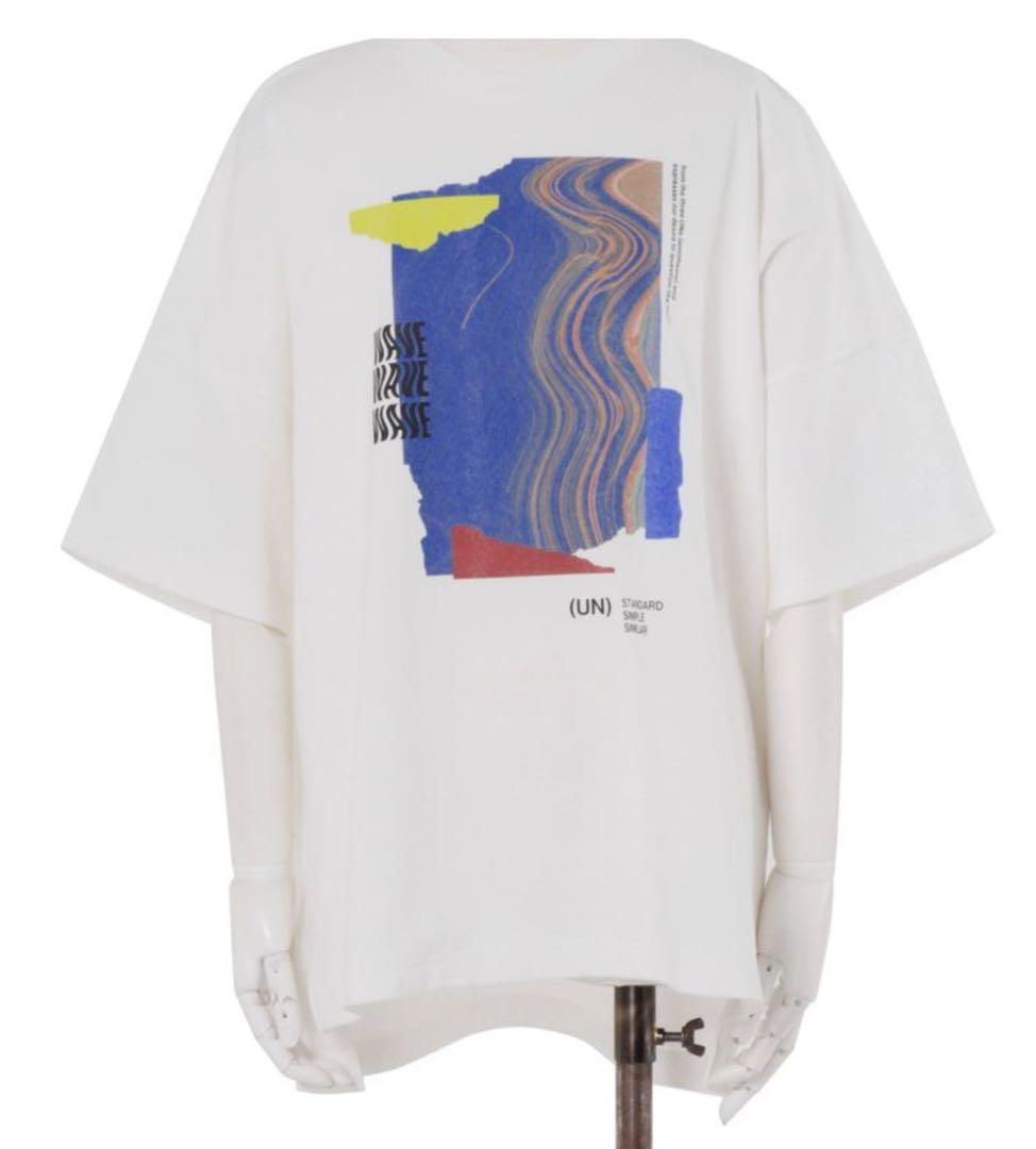 【44 size】UN3D. (アンスリード） Tシャツ　オーバーサイズ現行商品