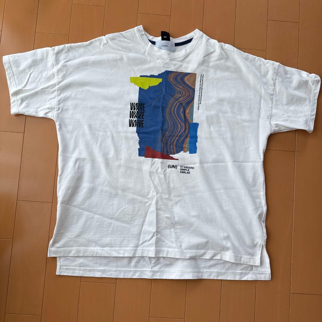 【44 size】UN3D. (アンスリード） Tシャツ　オーバーサイズ現行商品