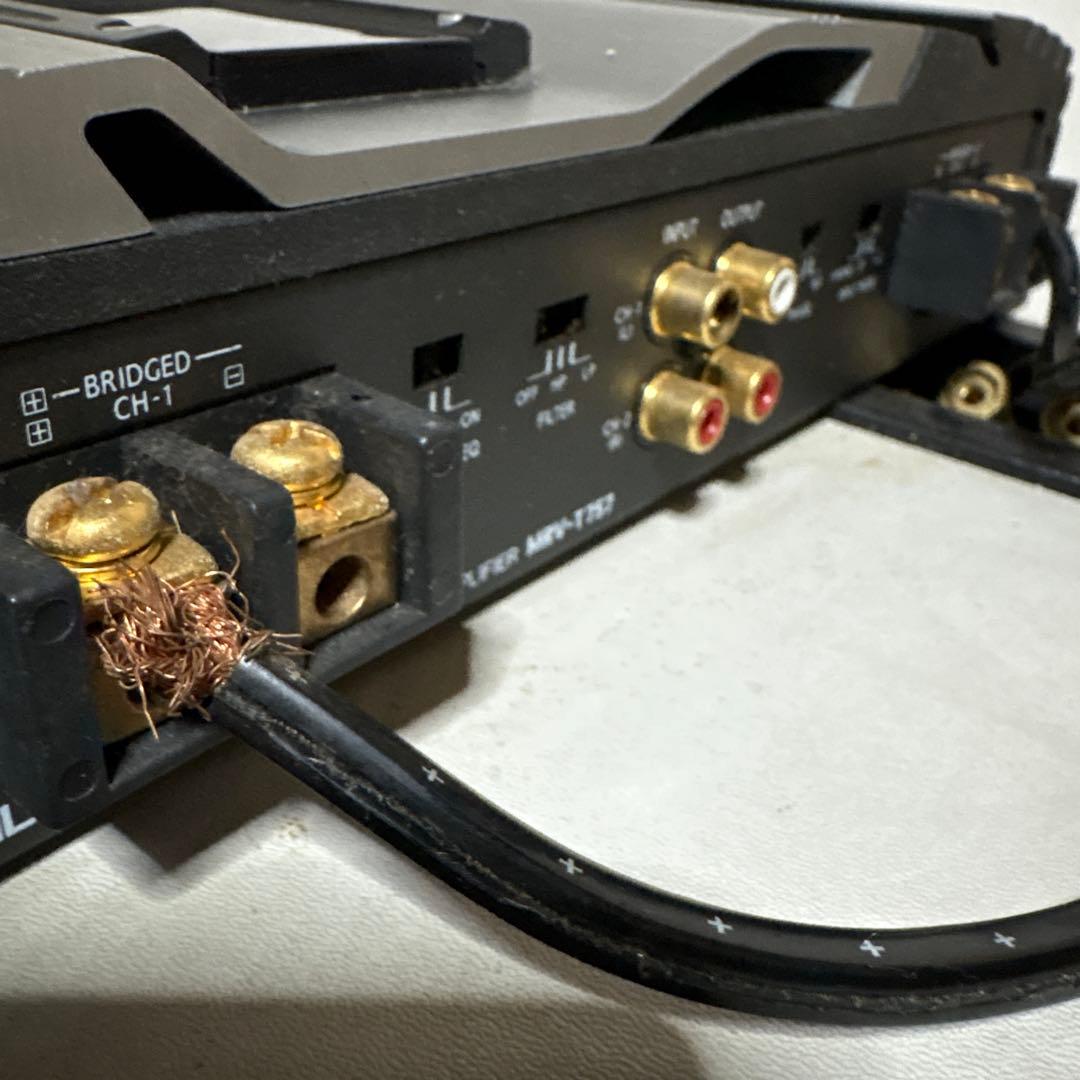 ALPINE ウーファー BASS VR1200 パワーアンプ　MRV-T757