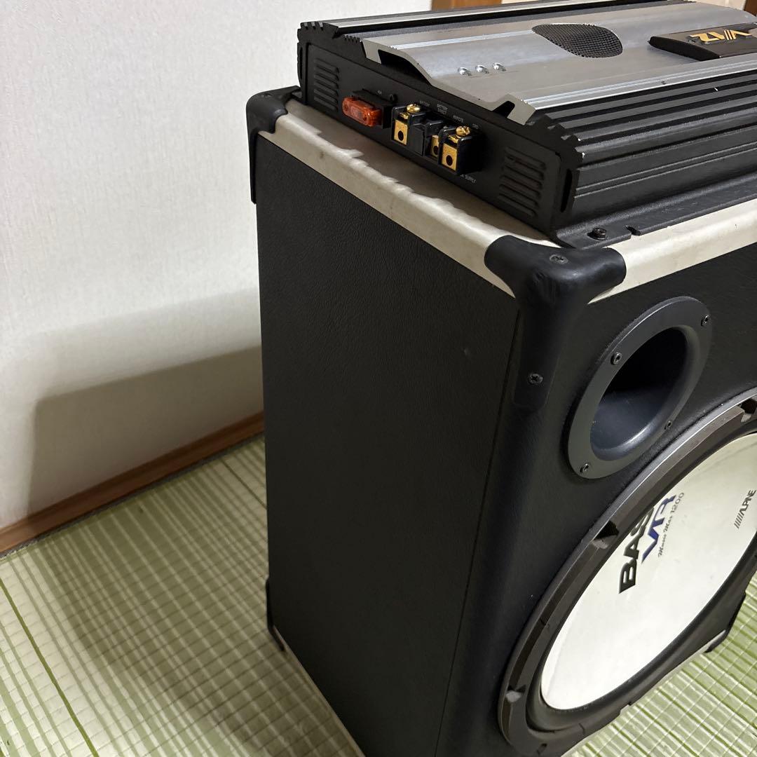 ALPINE ウーファー BASS VR1200 パワーアンプ　MRV-T757
