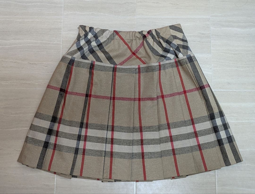 【超美品】BURBERRY プリーツスカート