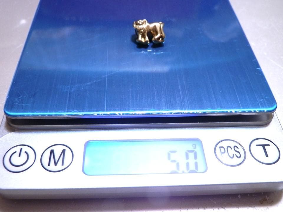 ブ*族様 トロールビーズ　TROLLBEADS ライオンゴールド　18K　5グラ