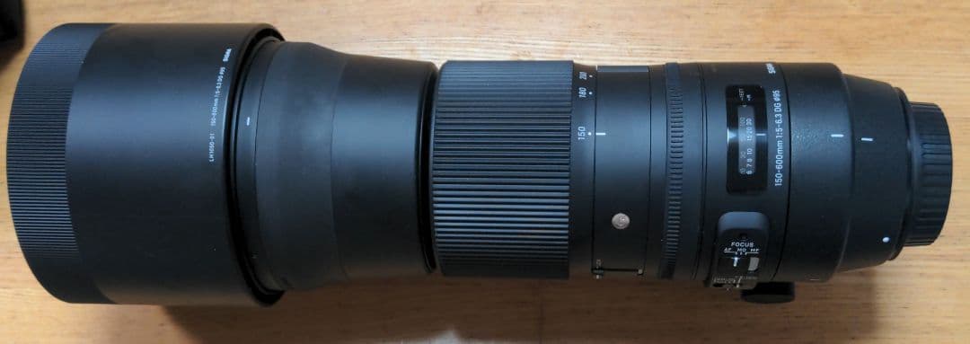 SIGMA 150-600mm F5-6.3 DG レンズ FOR CANON