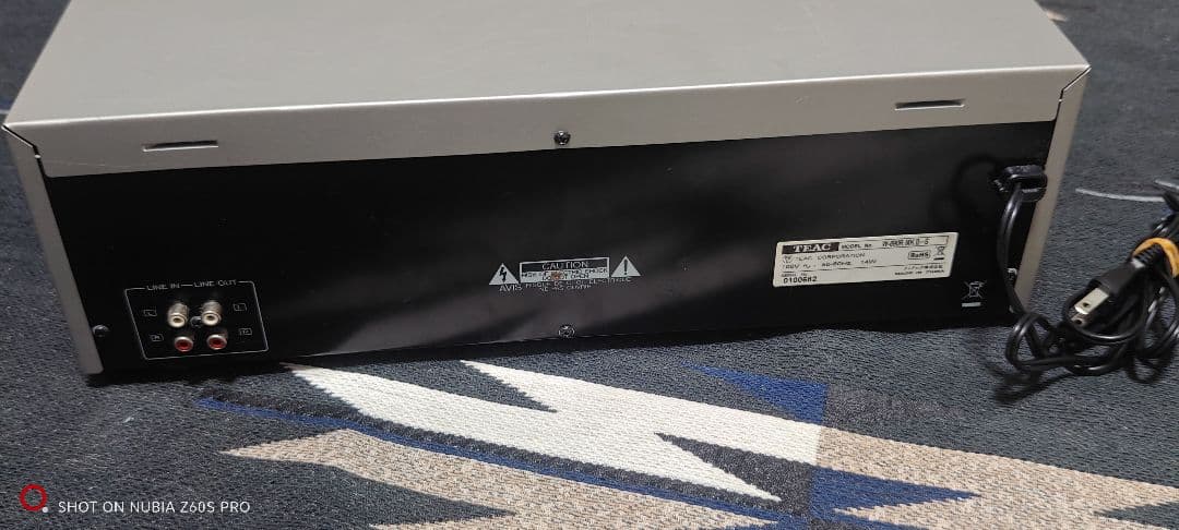 TEAC ダブルオートリバースカセットデッキ シルバー W-890RMKll-s