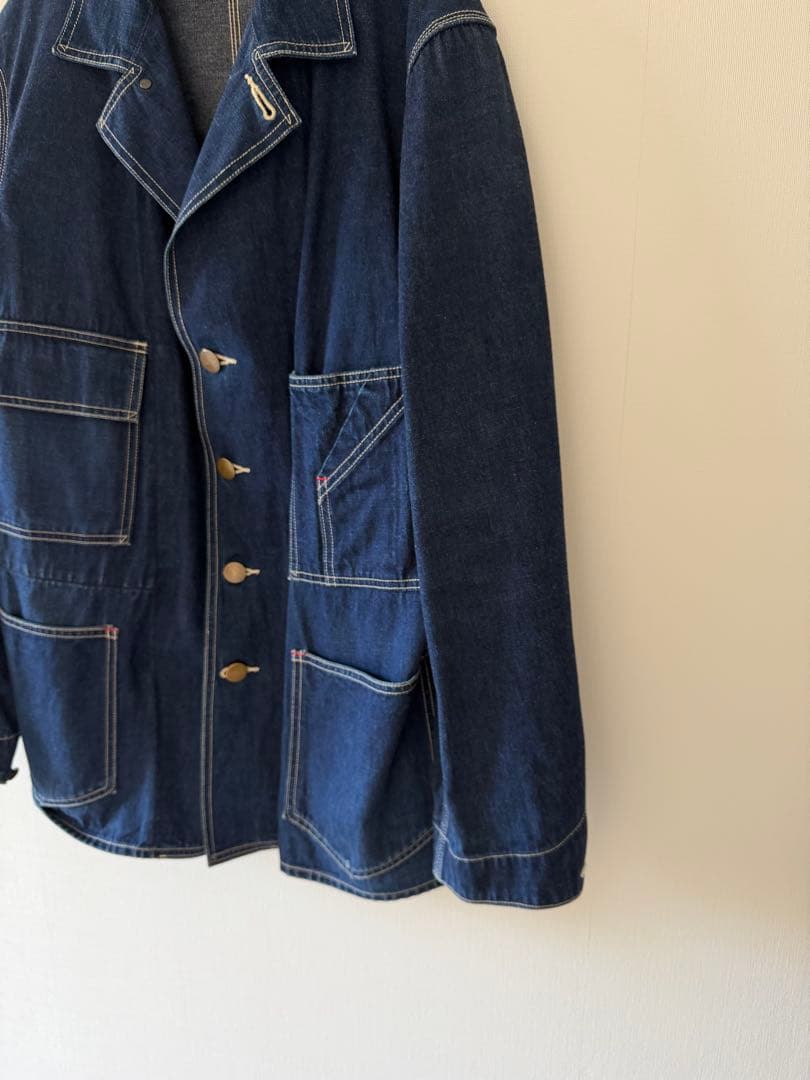 ジャケット・アウター ANATOMICA COVERALL DUNGAREE DENIM JACKET