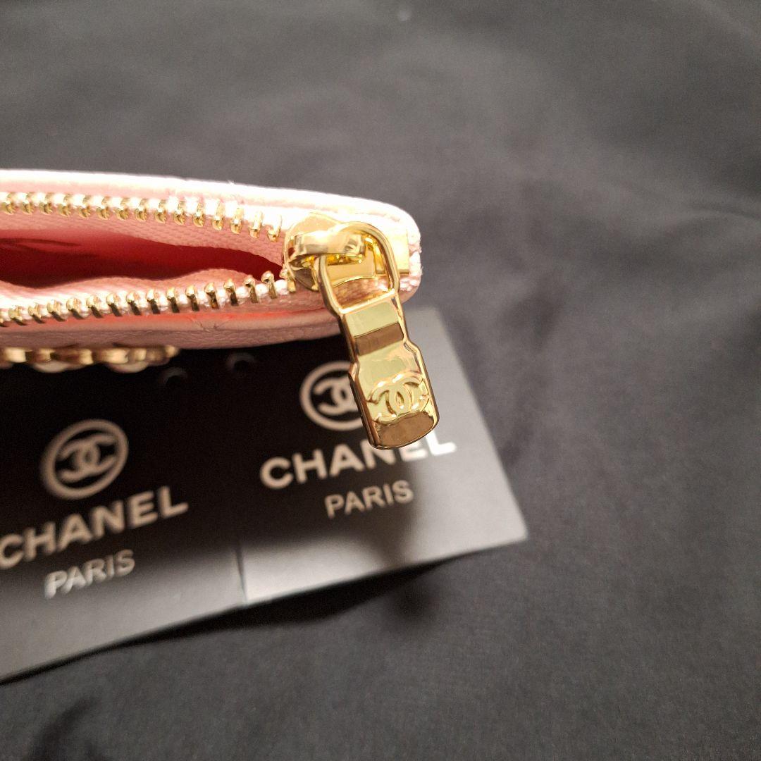 新品❣️シャネル ノベルティ ケース ピンク チェーンロゴ 激かわ♡