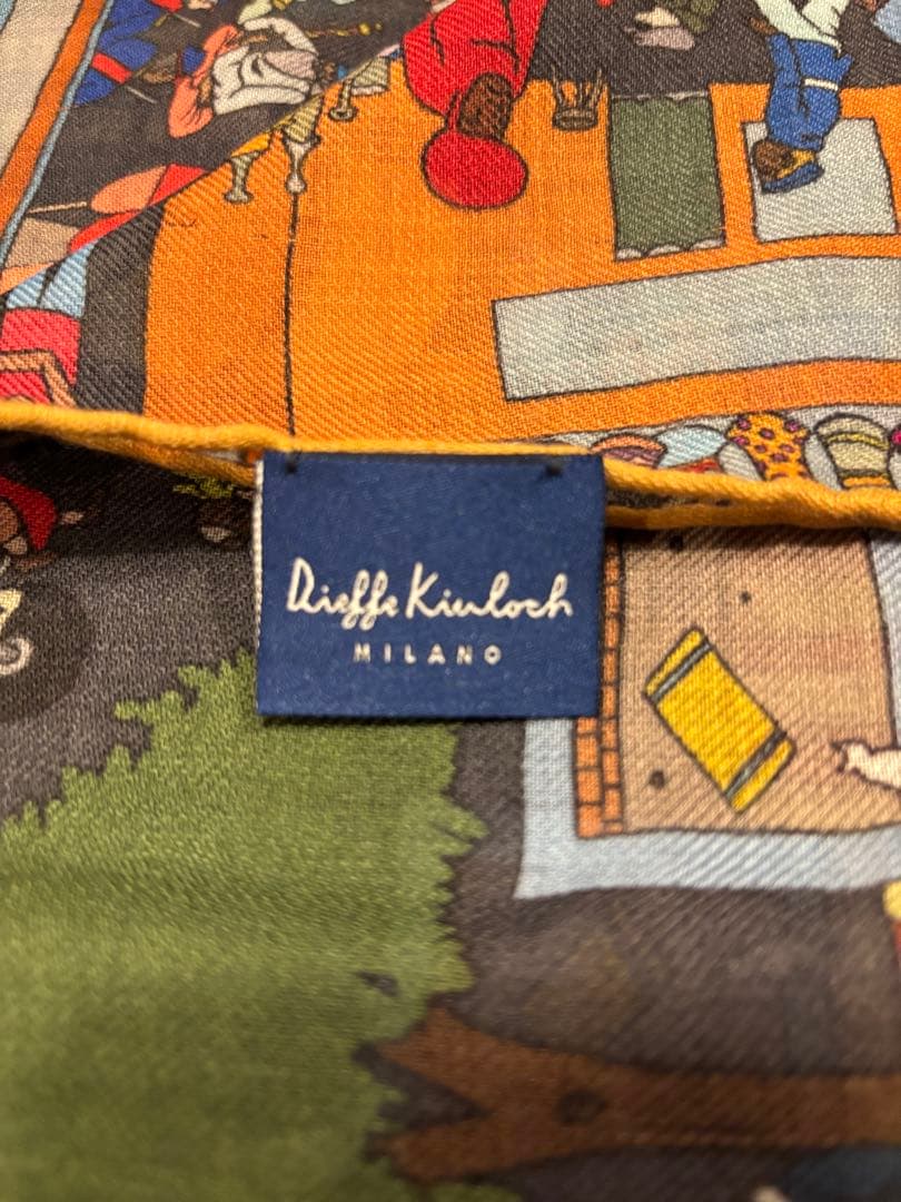 【松村】Dieffe Kinloch ウールスカーフ 新品未使用