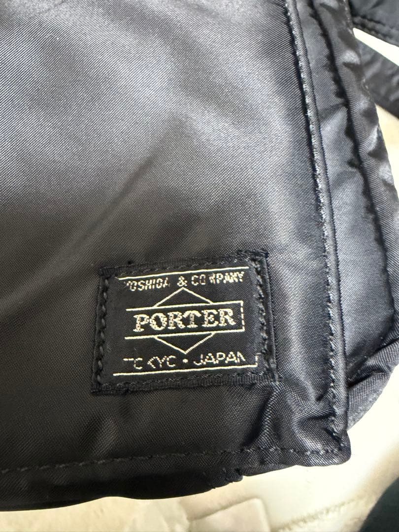 【美品】ポーター PORTER タンカー ショルダーバッグ（M） ブラック