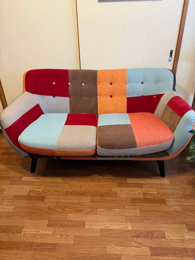 ナビア　パッチワークソファ 2S Francfranc