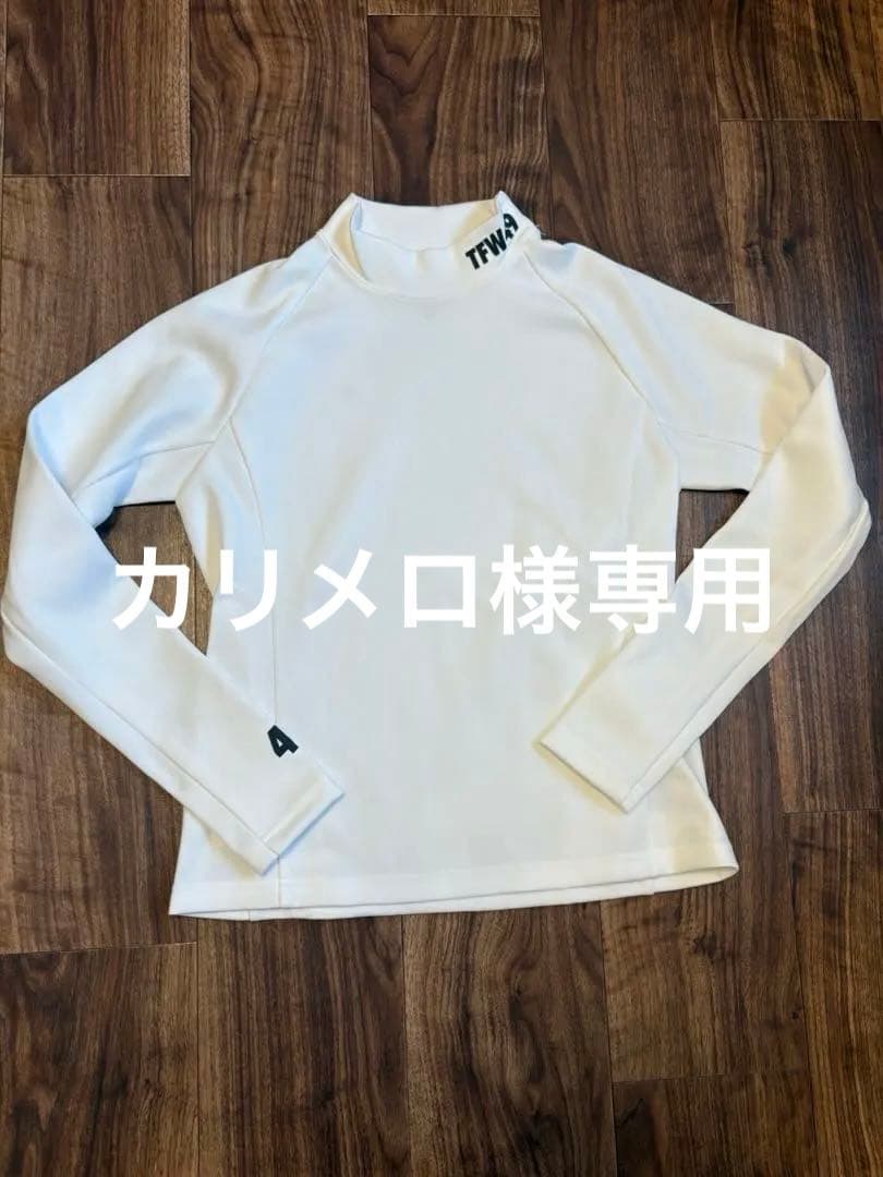 ☆未使用に近い☆TFW49 ゴルフウエア モックネック 長袖 レディース