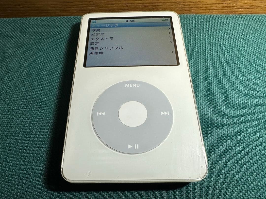 きれいなiPod Classic 5.5世代 AM444J 新品バッテリー