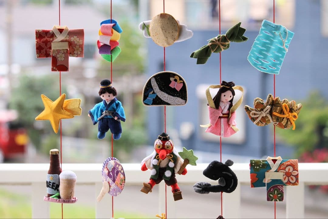 ミーコ　2025’つるし飾り「七夕」tanabata