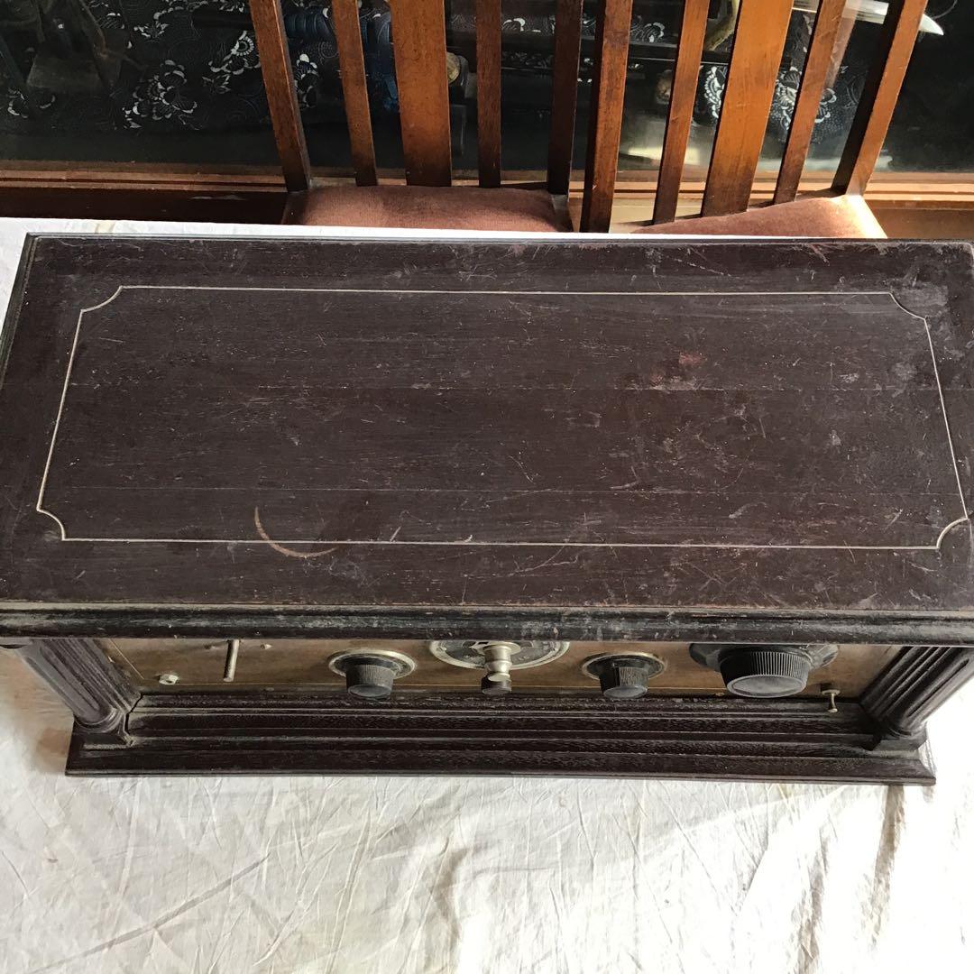 大正時代　アンティーク鉱石ラジオ　ラジオ