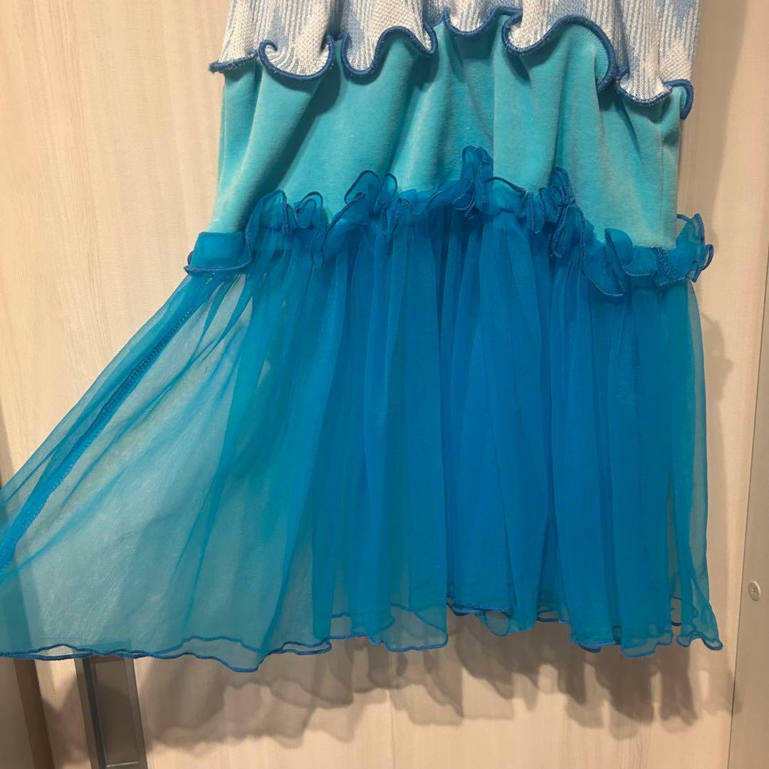 KOBINAIノースリーブチュニック ブルー