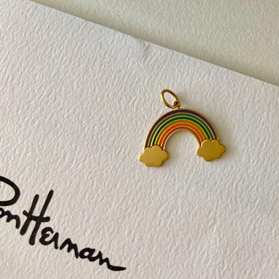 マリーエレーヌドゥタイヤックMHT虹　レインボー　クラウド　チャーム　K22