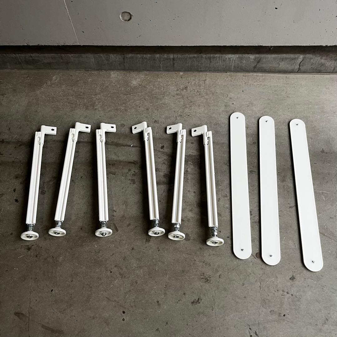 enfo★無印スチールユニットシェルフ・ワードローブ２セットバックパネル付