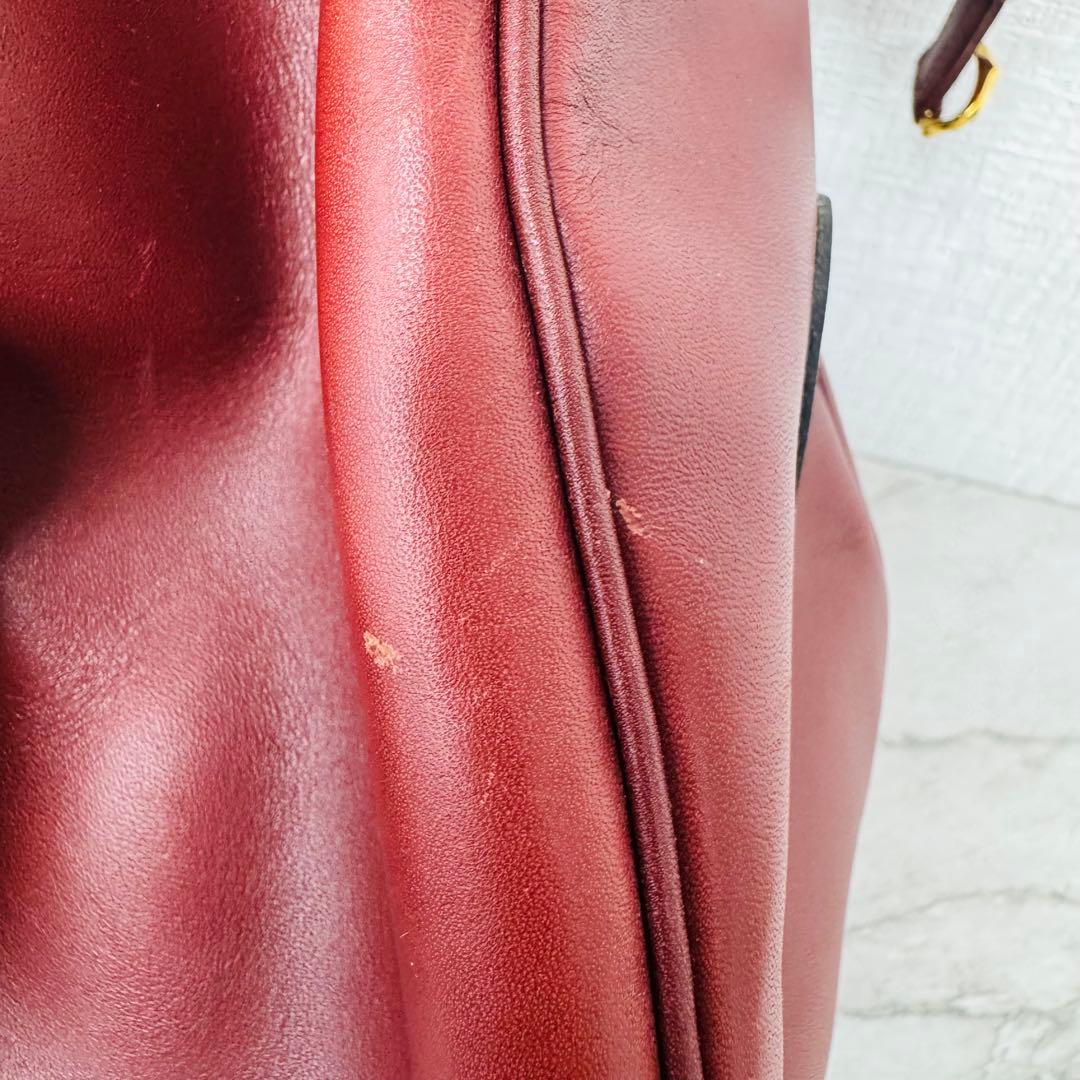 ✨Cartier✨カルティエ✨ボルドー✨レザー✨マストライン✨ヴィンテージ✨