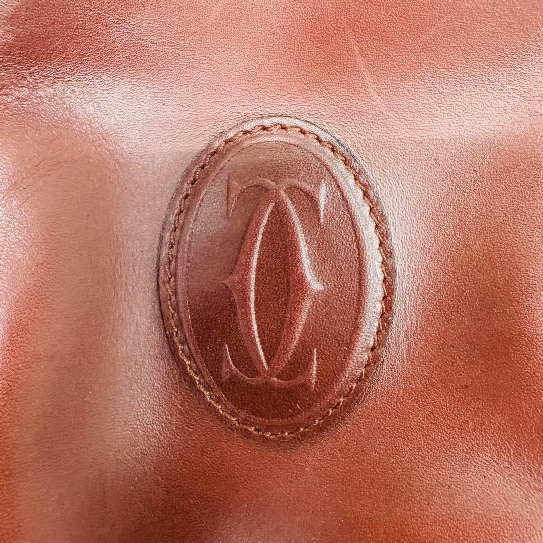 ✨Cartier✨カルティエ✨ボルドー✨レザー✨マストライン✨ヴィンテージ✨