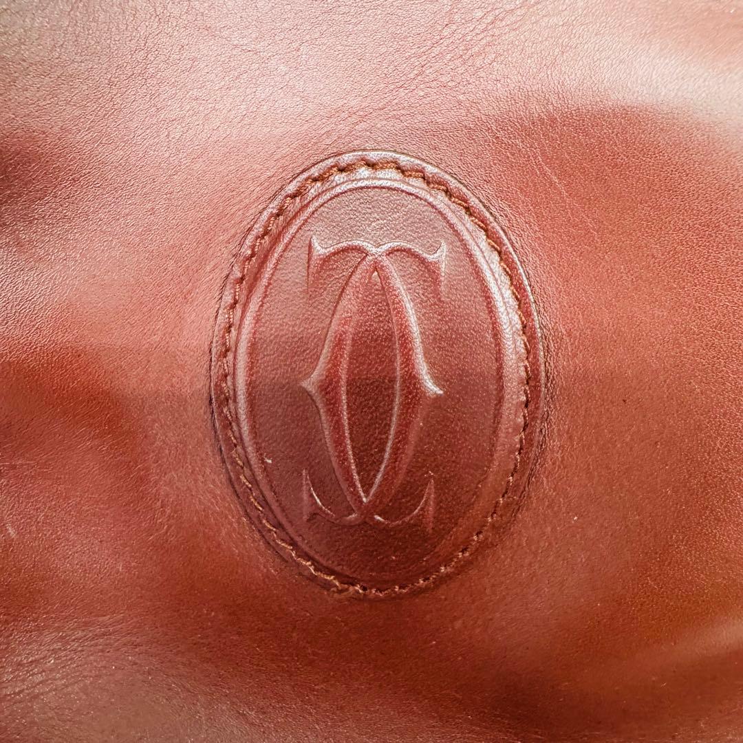 ✨Cartier✨カルティエ✨ボルドー✨レザー✨マストライン✨ヴィンテージ✨