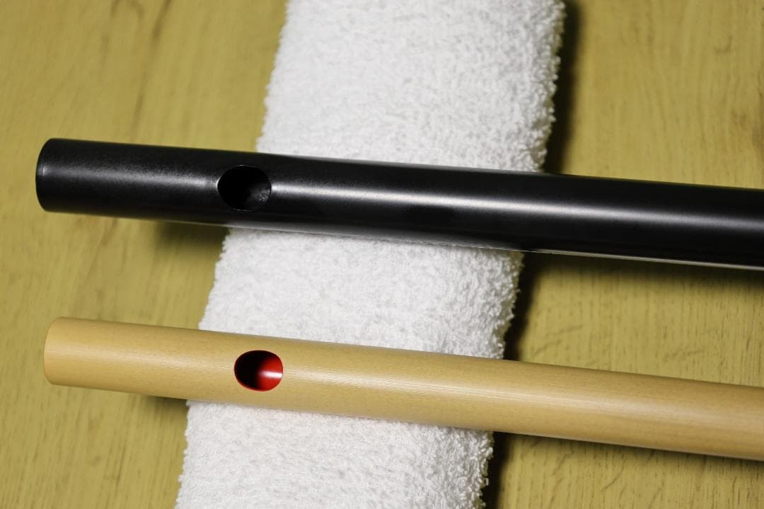 篠笛　ドレミ調　楽遂8本調子、立平　環6本調子セット