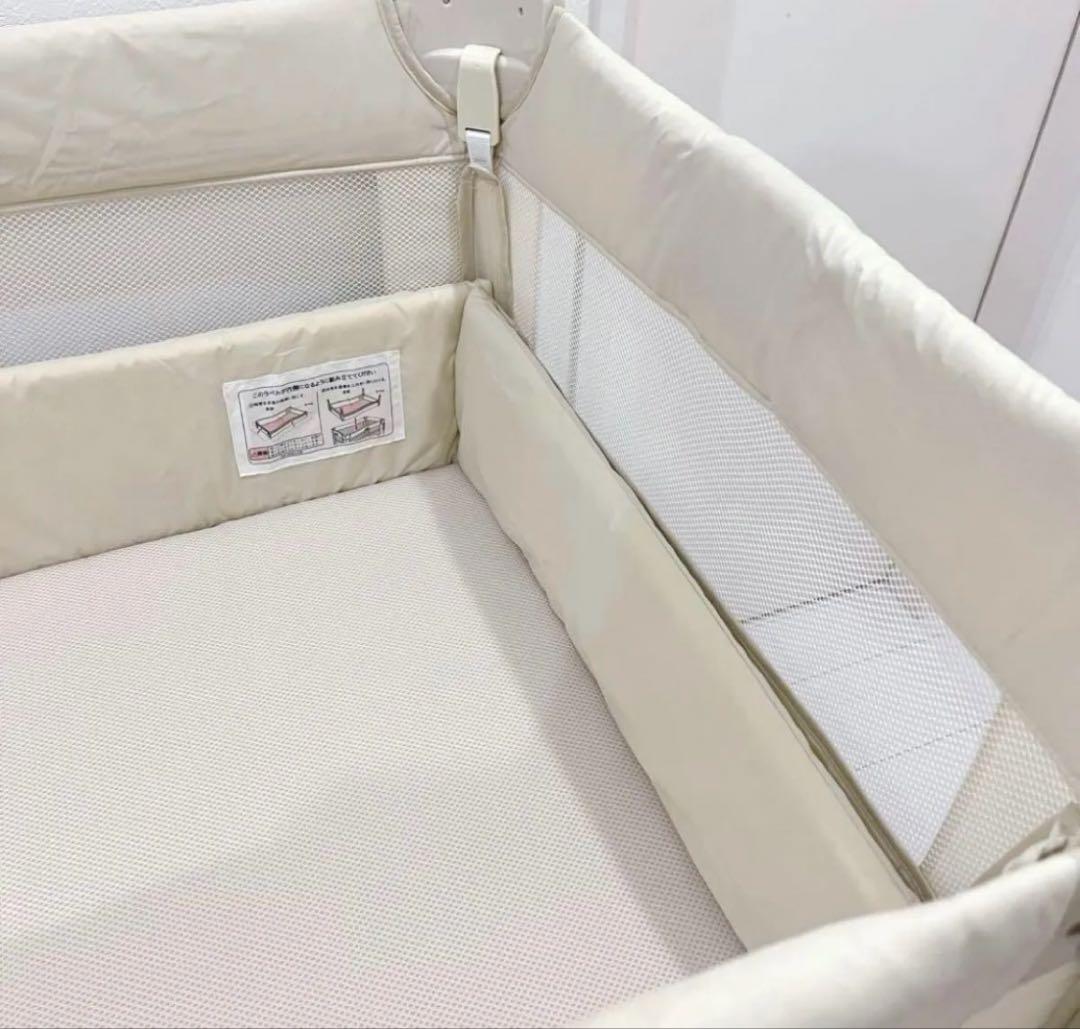 ★美品送料込★アップリカ　ココネル　エアープラス　ベビーベッド