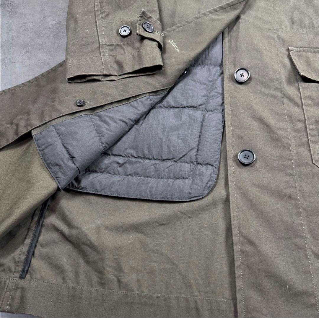 MHL. 近年 マーガレットハウエル ロングステンカラーコート ダウンライナー付