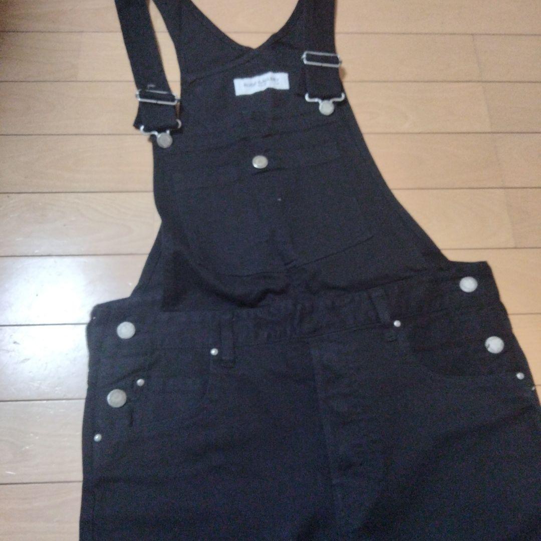 RUDE GALLERY ブラックオーバーオール W3 L3