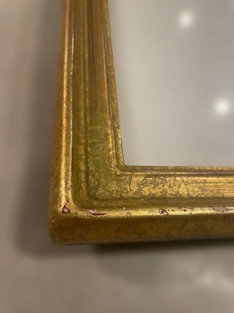 木製 フレーム 額縁 アート 絵画 写真 ファブリック 染色 展示 金 ゴールド