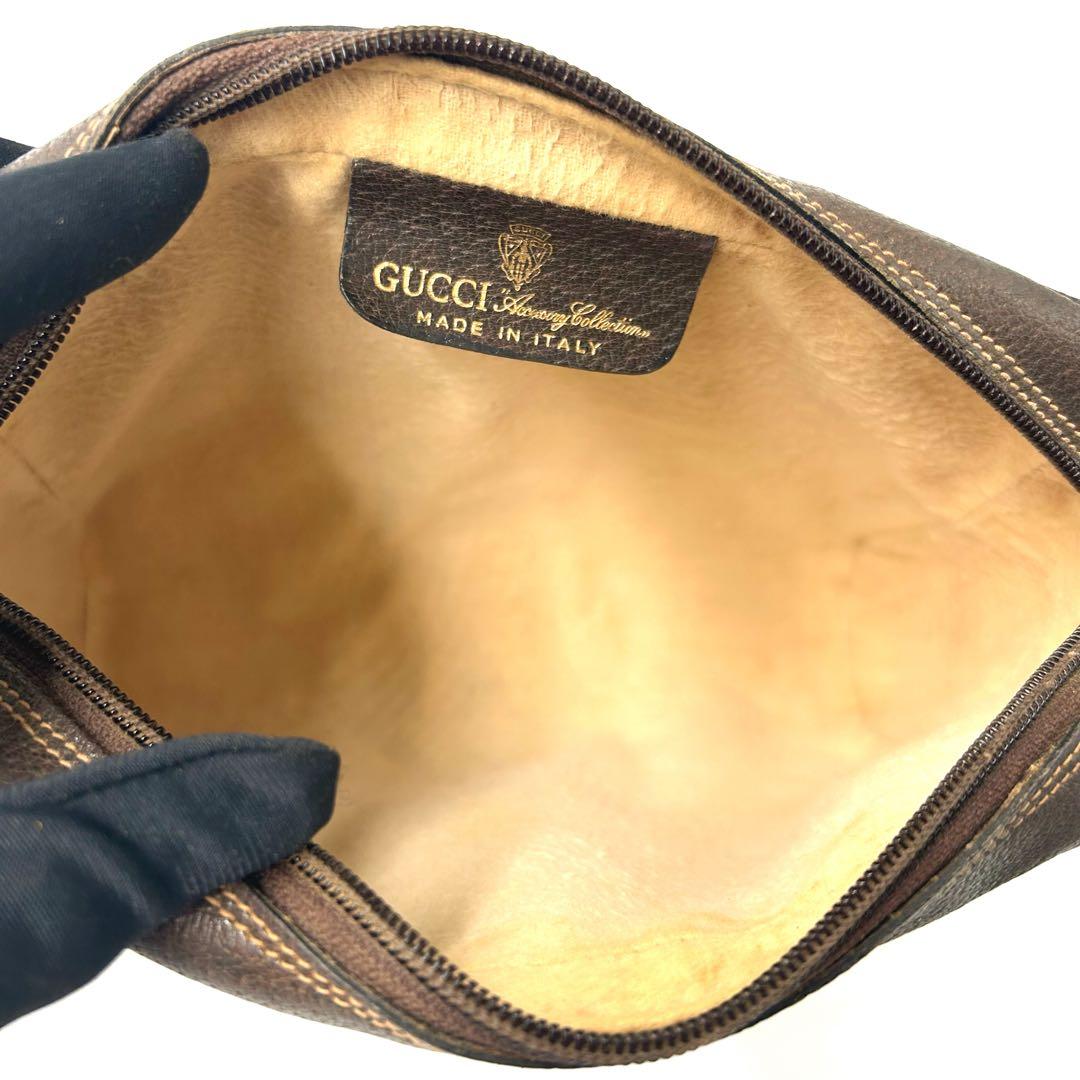 GUCCI グッチ　GG柄　セカンドバッグ　シェリーライン　PVCレザー