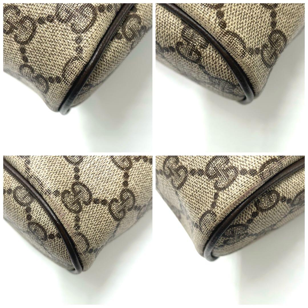 GUCCI グッチ　GG柄　セカンドバッグ　シェリーライン　PVCレザー