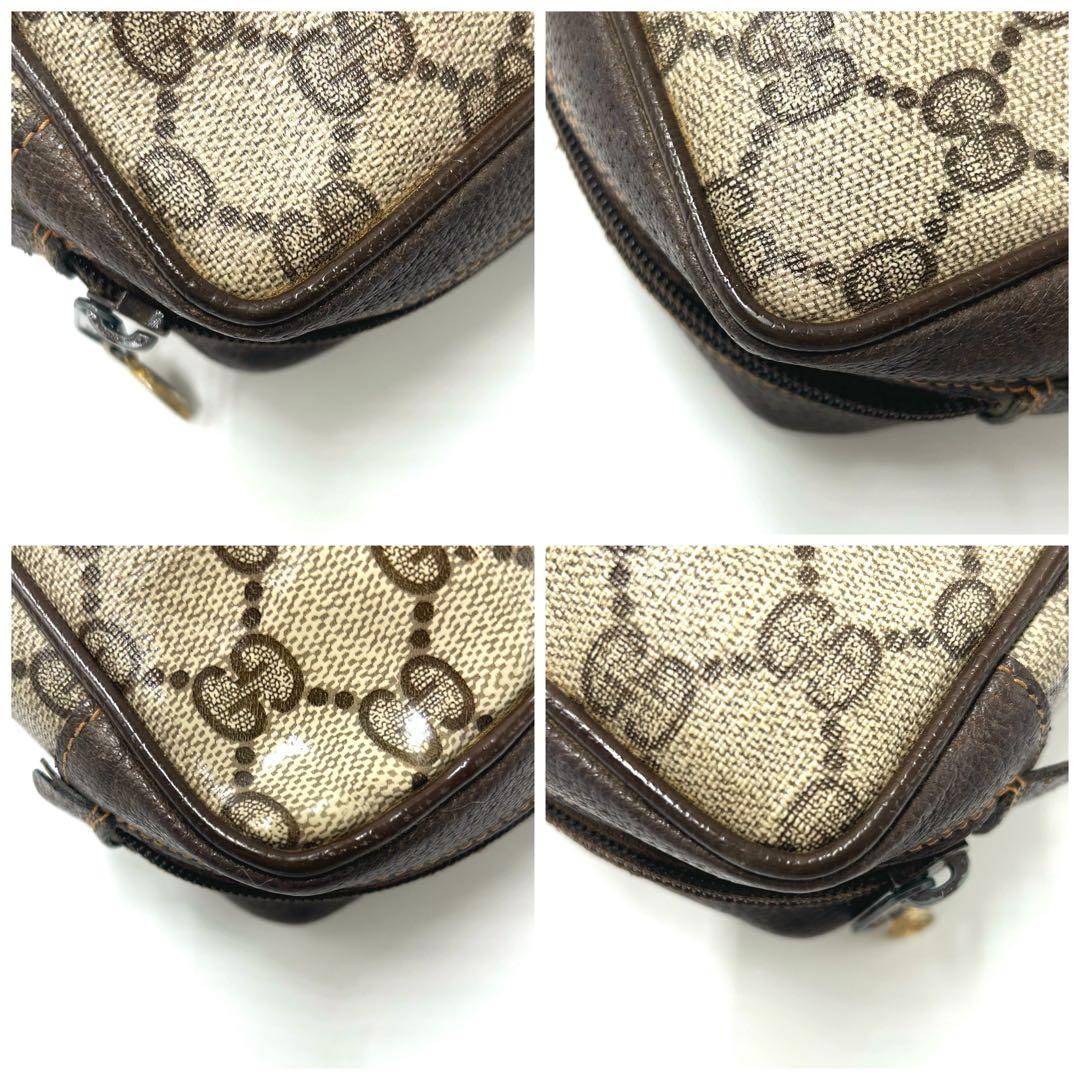 GUCCI グッチ　GG柄　セカンドバッグ　シェリーライン　PVCレザー