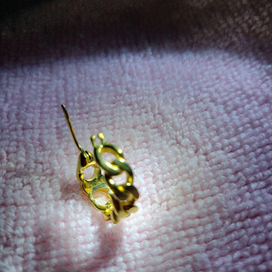 CELINE ゴールド片耳用ピアス