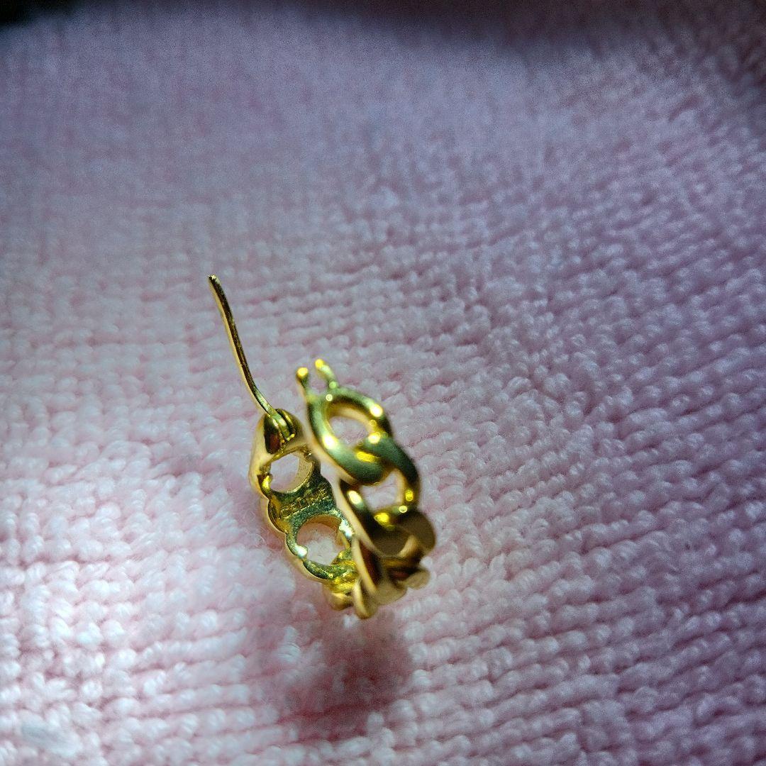 CELINE ゴールド片耳用ピアス