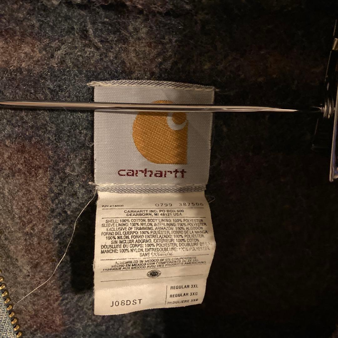 mania専用【希少】カーハートアクティブジャケット デニム J08 メキシコ製