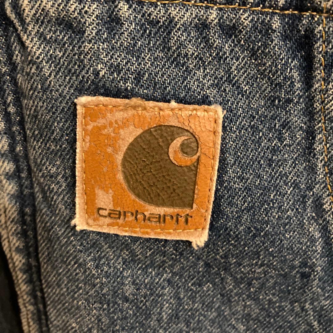 mania専用【希少】カーハートアクティブジャケット デニム J08 メキシコ製